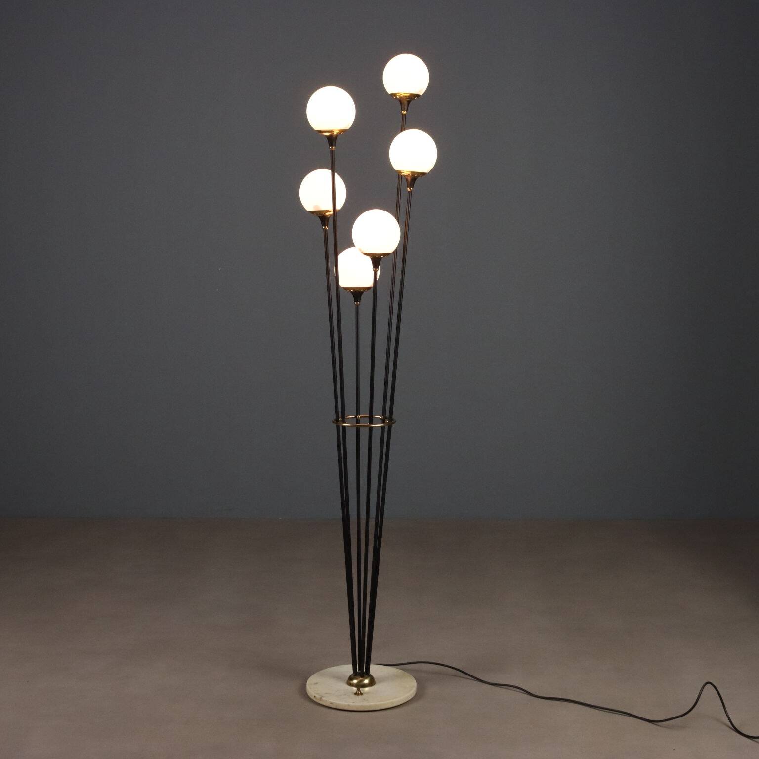 Vintage 1960s tree-style floor lamp
