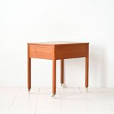 Scandinavian 1950s teak cabinet with compartments