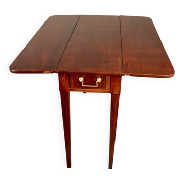 Table à volets en acajou d'époque Victorienne