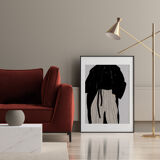 Female figure giclee art print, 50x70cm