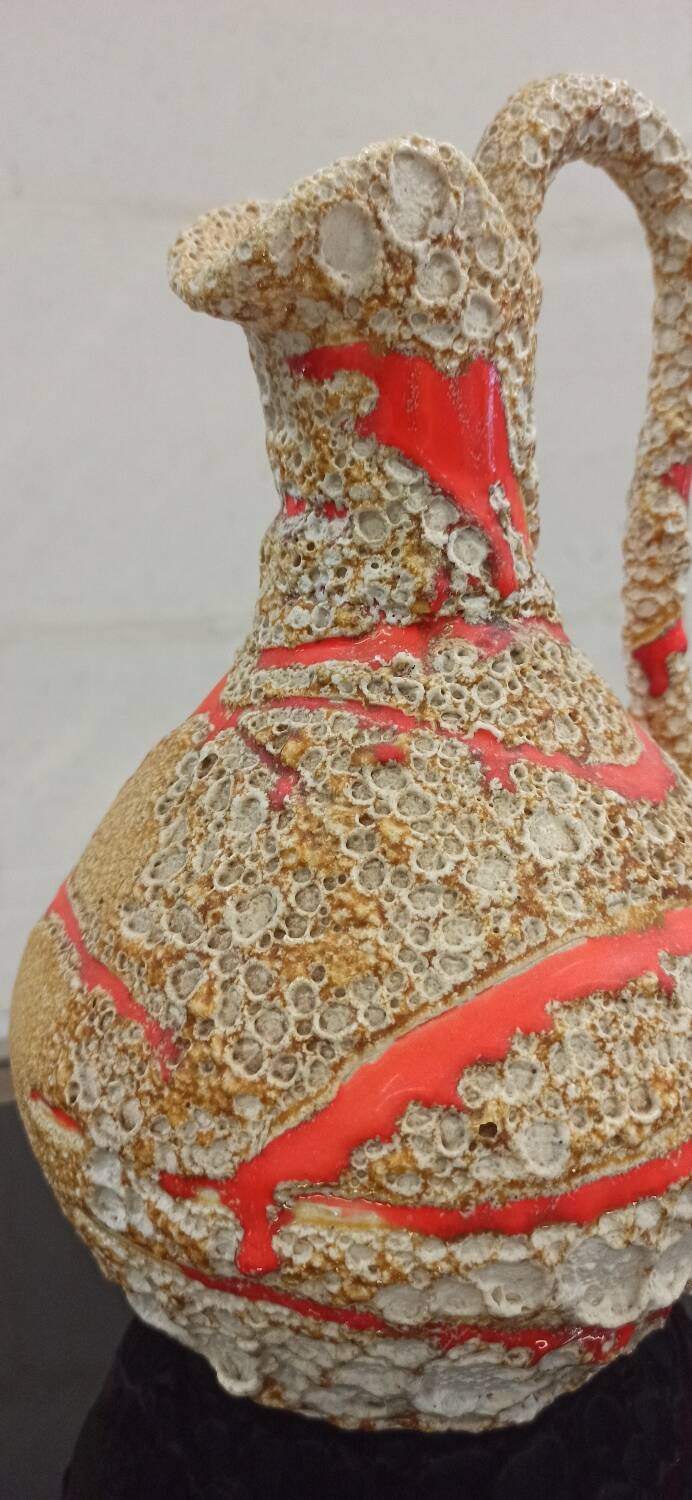 Ceramic vase from Vallauris, 70's