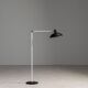 JJM Hoogervorst floor lamp black Anvia Almelo The Netherlands 1950