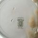 Lot 6 mismatched iron earth dessert plates