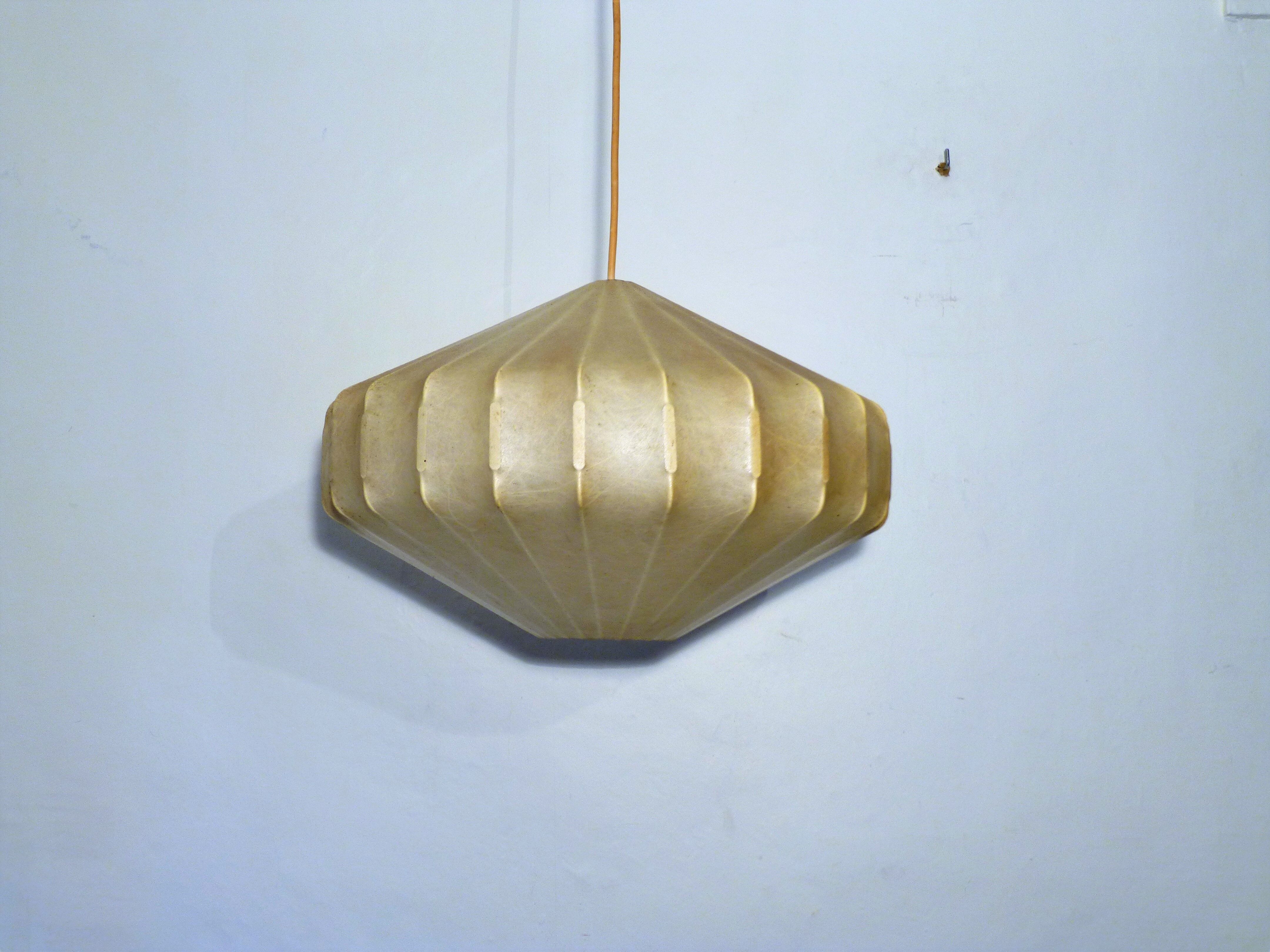 Cocoon hanging lamp 1960