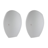 Pair of opaline glass wall sconces by Peill & Putzler, Germany