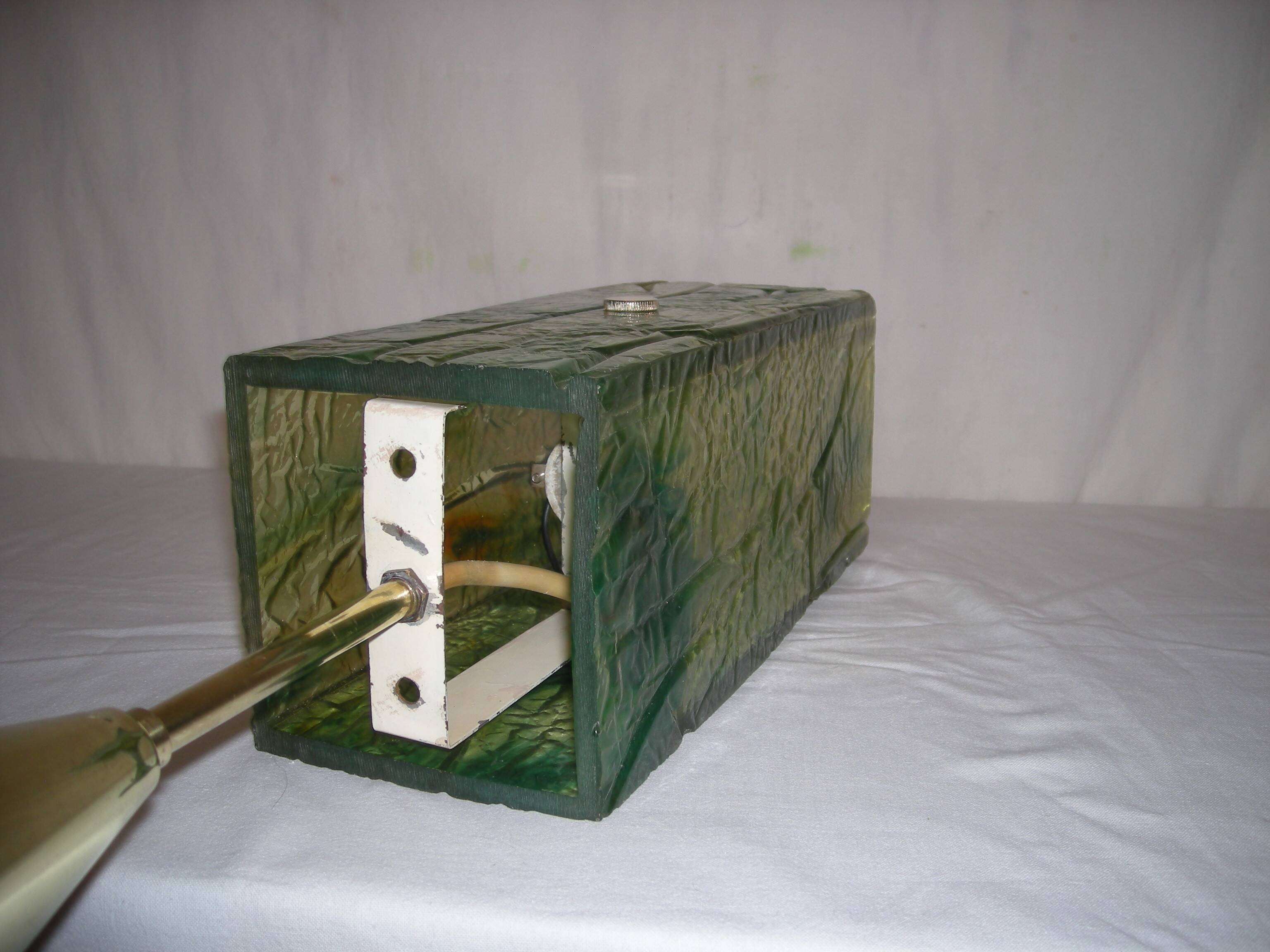 Resin pendant light in the style of Pierre Giraudon from the 60s - 70s