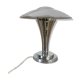 Lampe de bureau en inox ou métal chromé modèle champignon