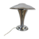 Lampe de bureau en inox ou métal chromé modèle champignon