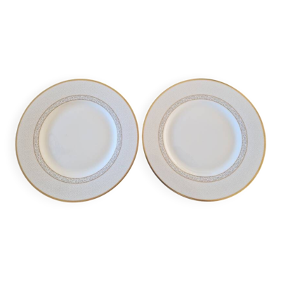 Villeroy et Boch - Paire d'assiettes à desserts modèle Kimono, Château