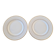 Villeroy and Boch - Pair of Kimono dessert plates, Château