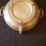 Heated plate. 19th century dish warmer.