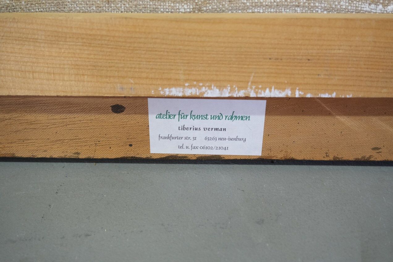 Vladimir Jurpalov, Russian Modern Painting, Oil on Canvas, 1995, Framed.