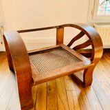 Set living room armchairs sofa colonial style art deco