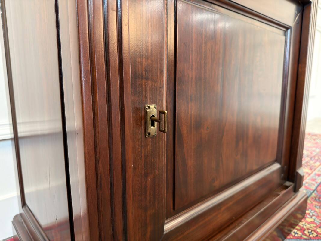 Classic English Mahogany Bookcase