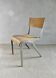 Wooden and metal chair by James Leonard, 1950s