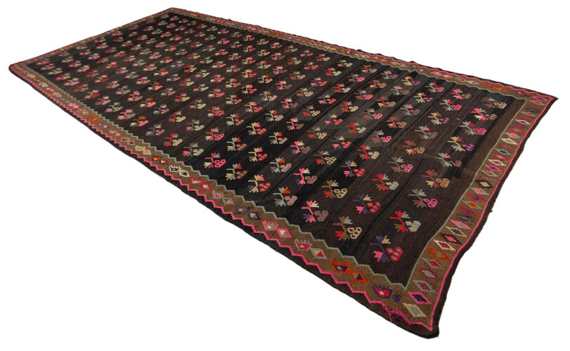 Turkish kilim rug,405x195 cm