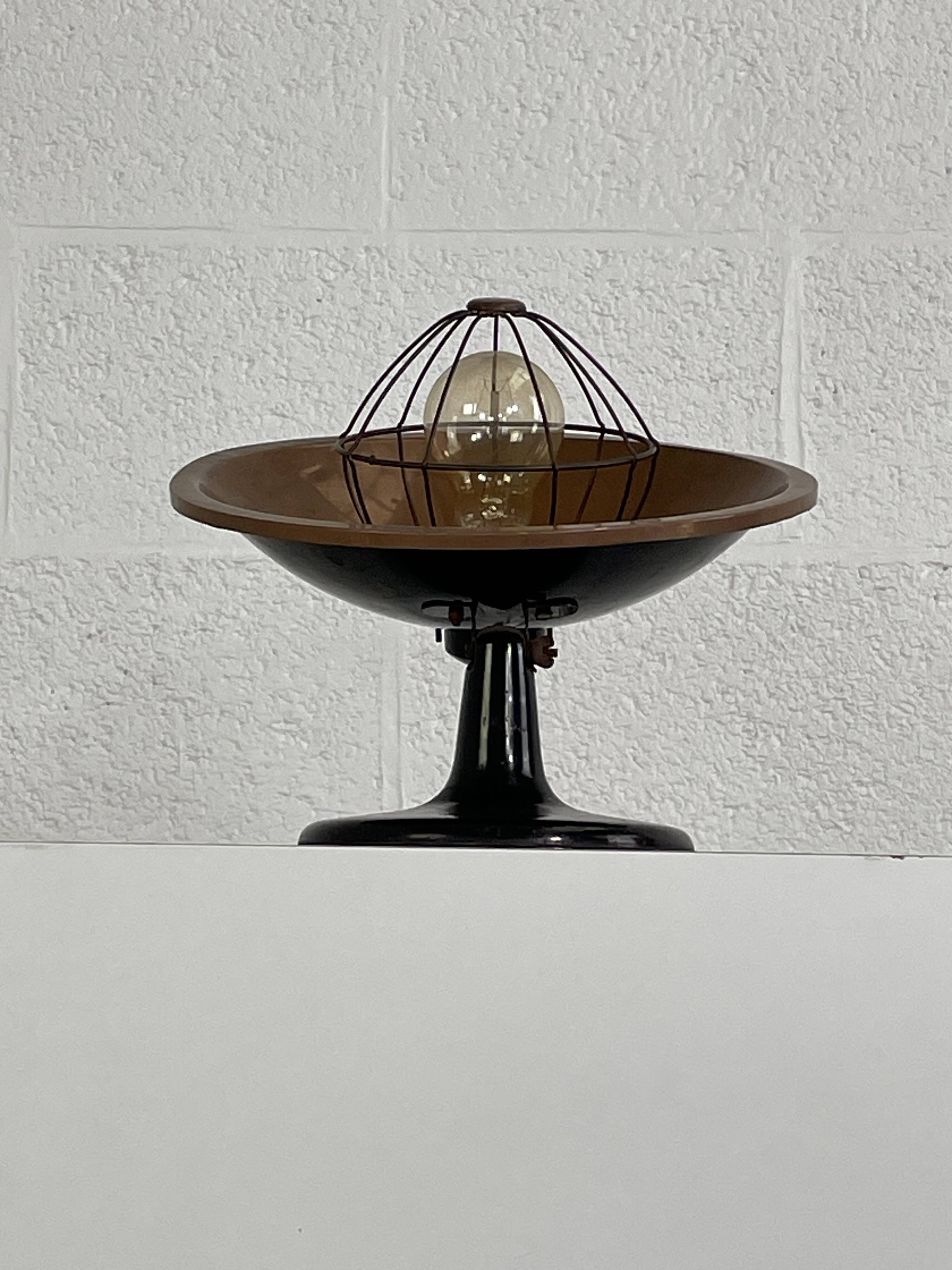 vintage metal lamp