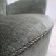 1960s, Danish highback relax chair, furniture velour, ash wood.