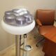 Floor lamp with ashtray, Space Age design, 1960s, production: Italy