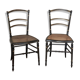 Pair of chairs canned