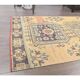 Turkish Oushak Orange Wool Rug 90x342