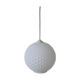 Suspension « boule » vintage en opaline