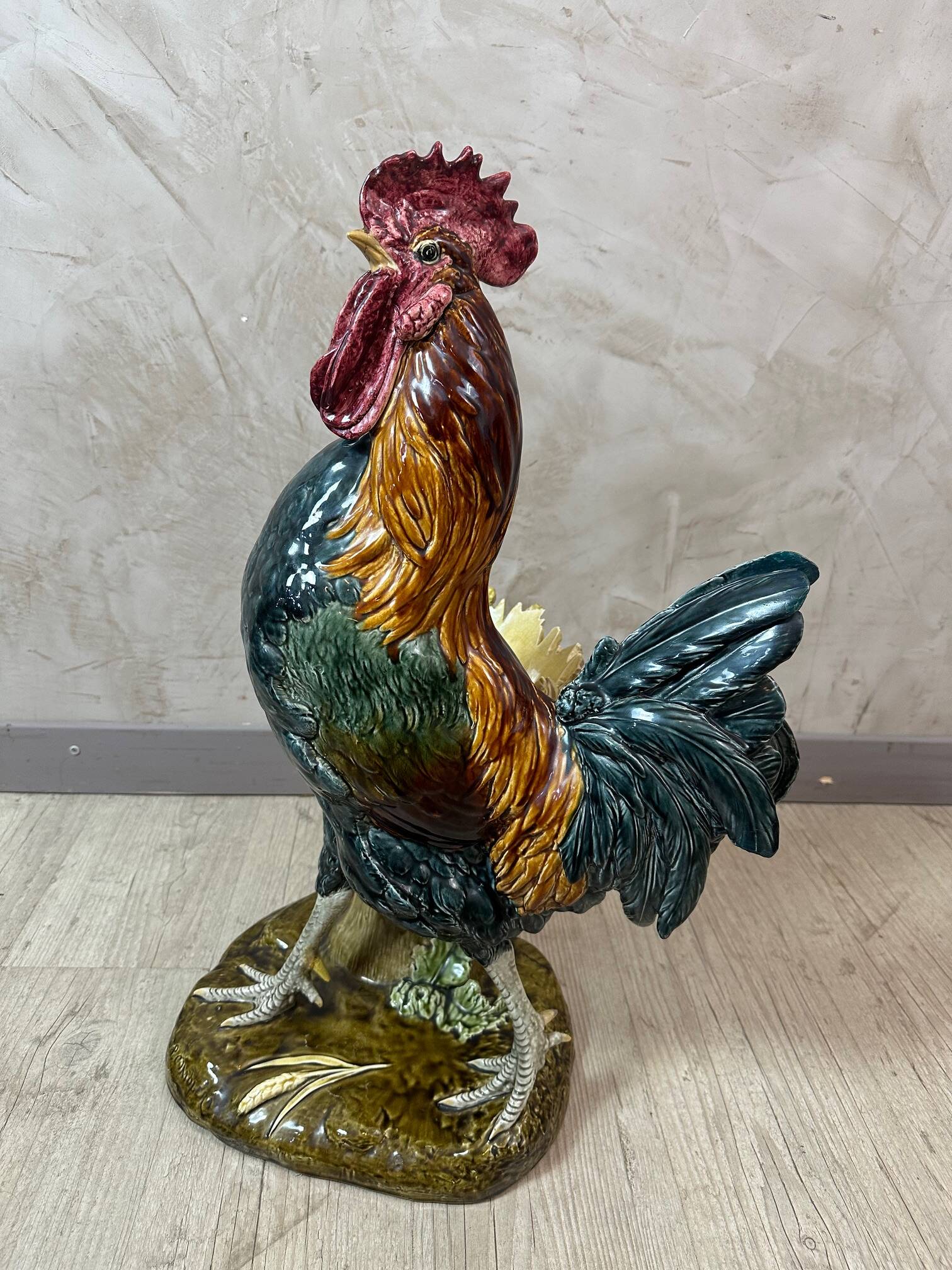 Paul Comoléra Faience Rooster