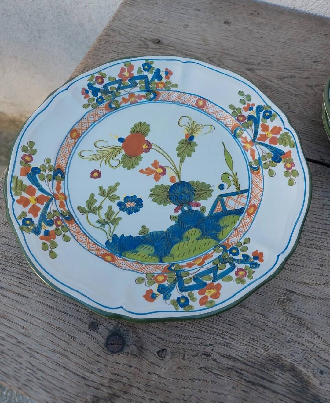 4 vintage plates Italy Christian Dior