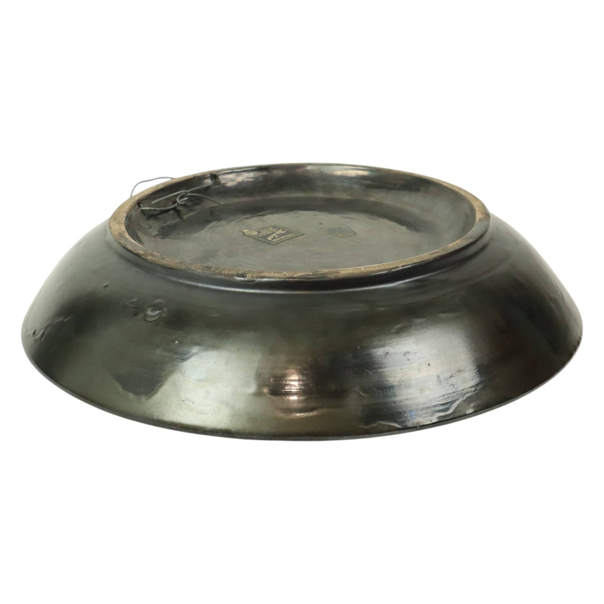 Fruit bowl XL Art Ceramics Wall decoration Drip glaze