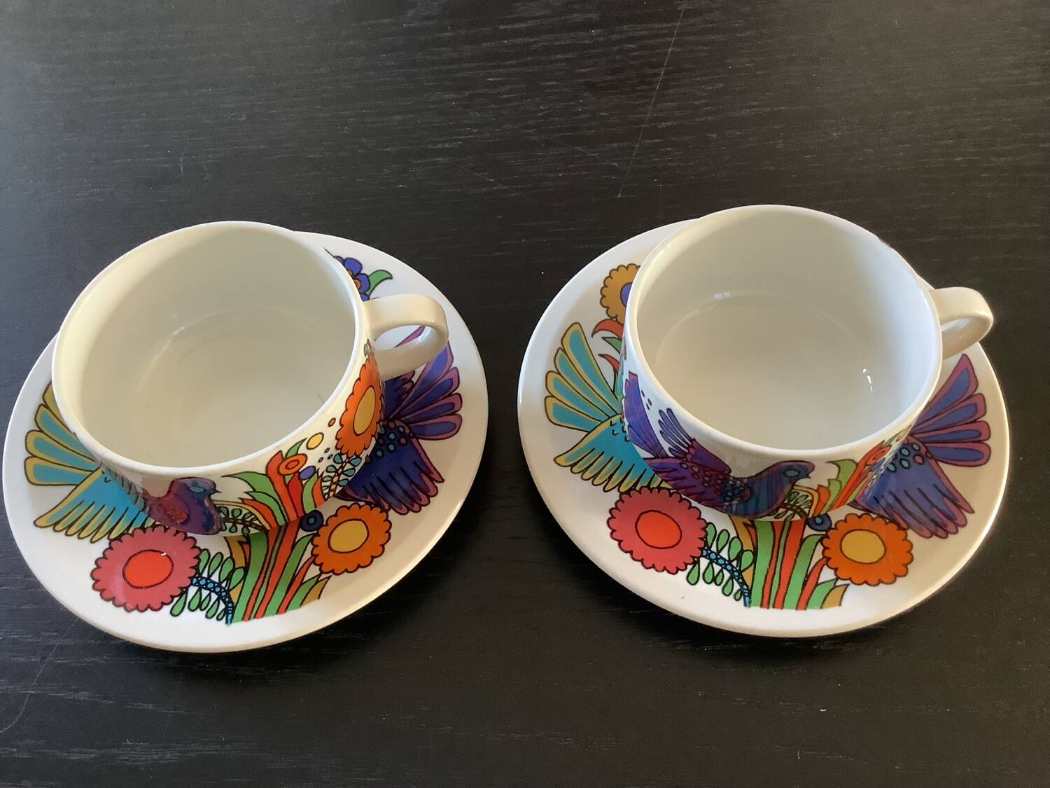 Pair of Acapulco coffee cups by Villeroy & Boch