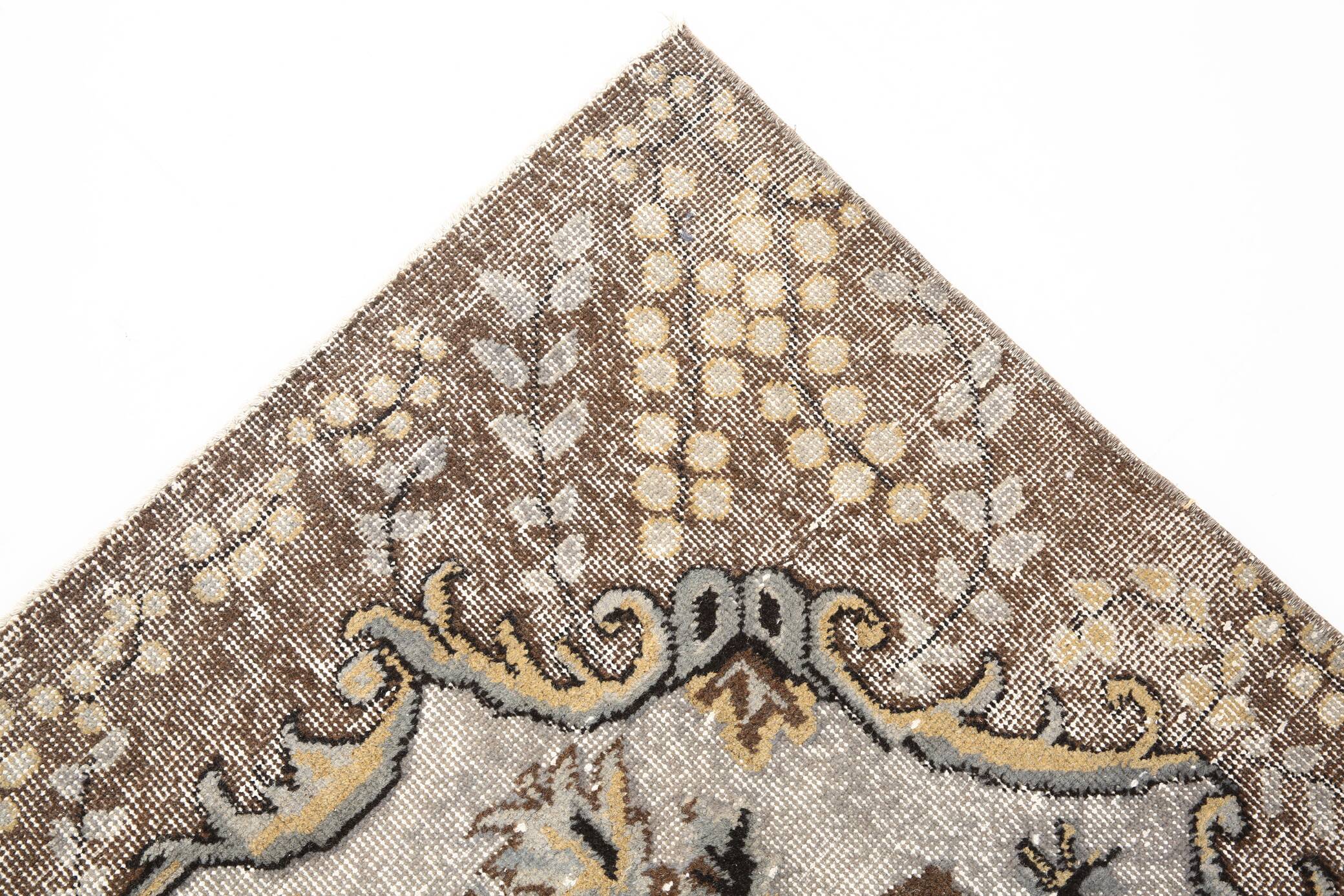 7x10 Rug For Living Room Classic Vintage Turkish Rug, 201x324Cm SK 1871