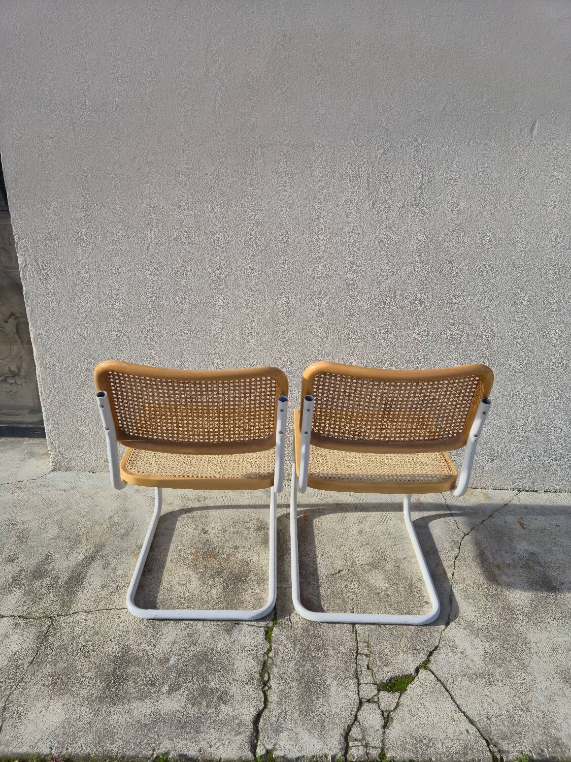 Paire de chaises Marcel Breuer modèle B32 vintage