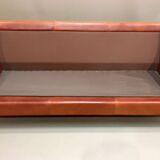 Sofa 3 places all Scandinavian design cognac leather