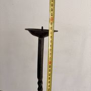 Candelabrum Chandelier Candle Holder Three Arms Light Wrought Iron 1940 Gothic