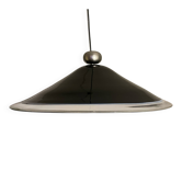 Leucos Murano glass, large round pendant lamp by Renato Toso, model Melania