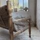 Audoux and Minet cord bench