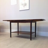 Danish extendable serving cart in palissander midcentury 1960s