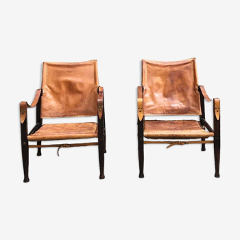 Paire de fauteuil Safari de Kaare Klint