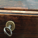 English oak scriban early 18th. Queen Anne Slope Office