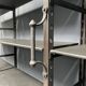 Industrial Iron Library Wall Shelving Cabinet