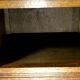 ART DECO OAK AND MARBLE BEDSIDE TABLE