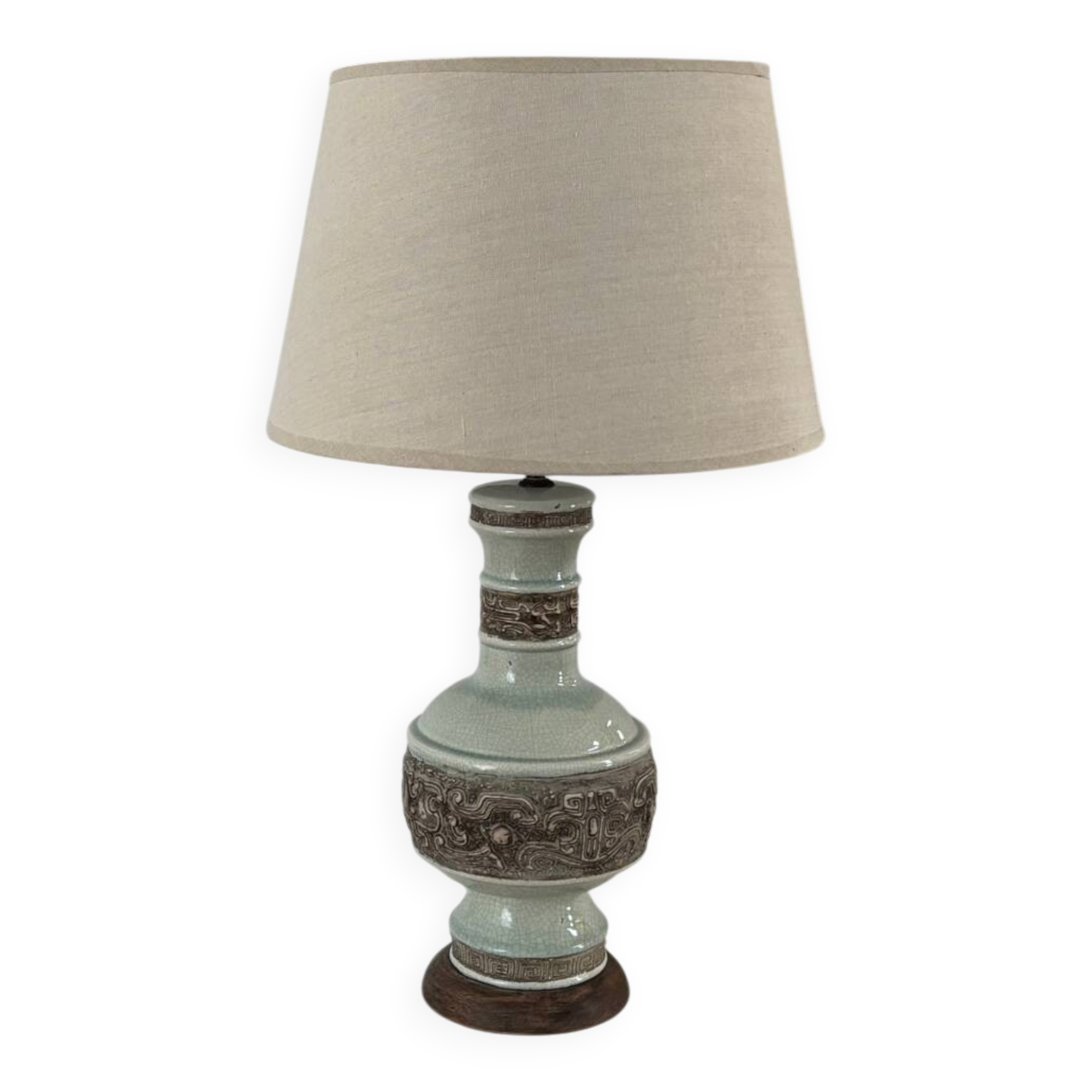 French ceramic lamp from the 1960s.