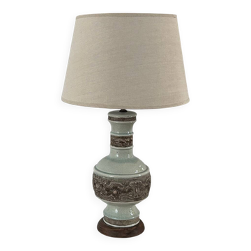 French ceramic lamp from the 1960s.