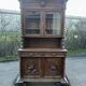 Henri II two-body buffet carved from solid wood