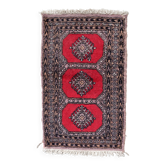 Tapis vintage fait main Boukhara – 63 cm x 103 cm - 1C963