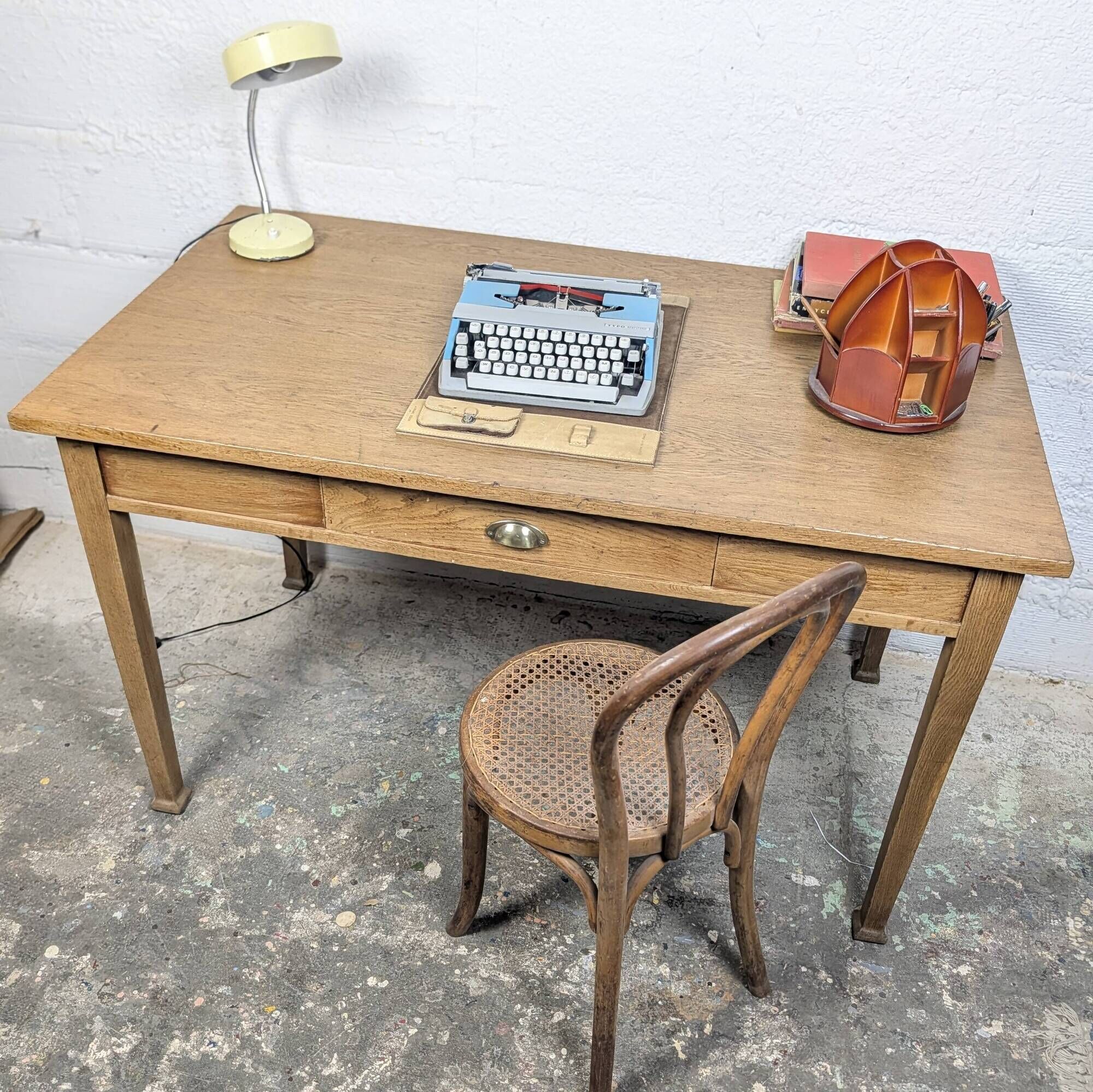 Vintage oak desk