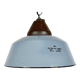 Industrial Grey Enamel and Cast Iron Pendant Light, 1960s