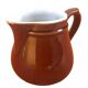 Pitcher / Milk jug Bistro style Glazed stoneware