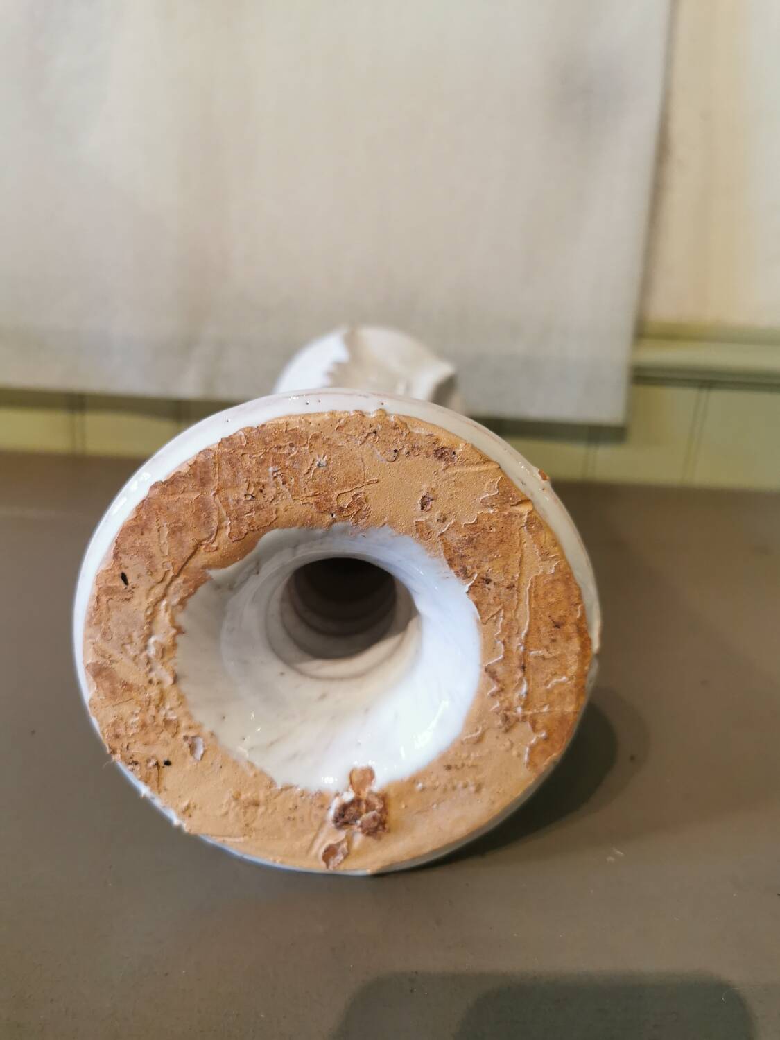 Large ceramic art candle holder Morocco