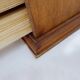 Vintage 22-drawer wooden flat filing cabinet, handmade